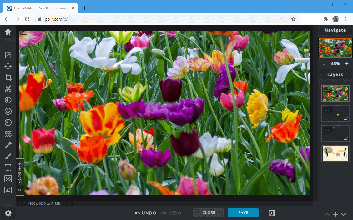 Pixlr X: Free Online Photo Editor for Quickly Retouching Images