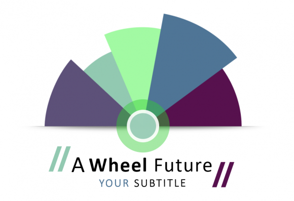 Wheel PowerPoint template with animations