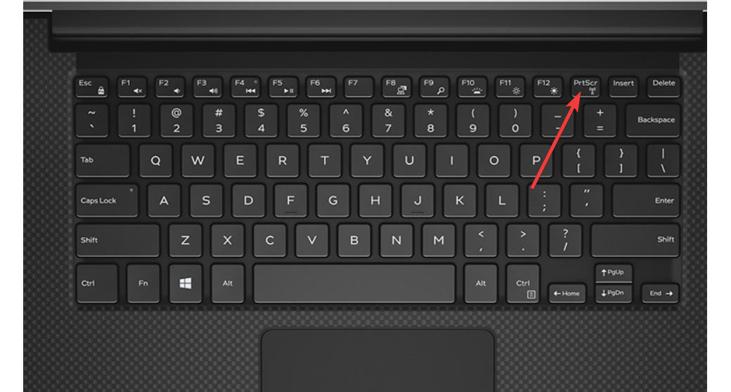 laptop screenshot key dell