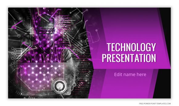 Technology Background for PowerPoint