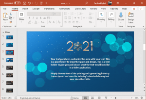 free template powerpoint 2021
