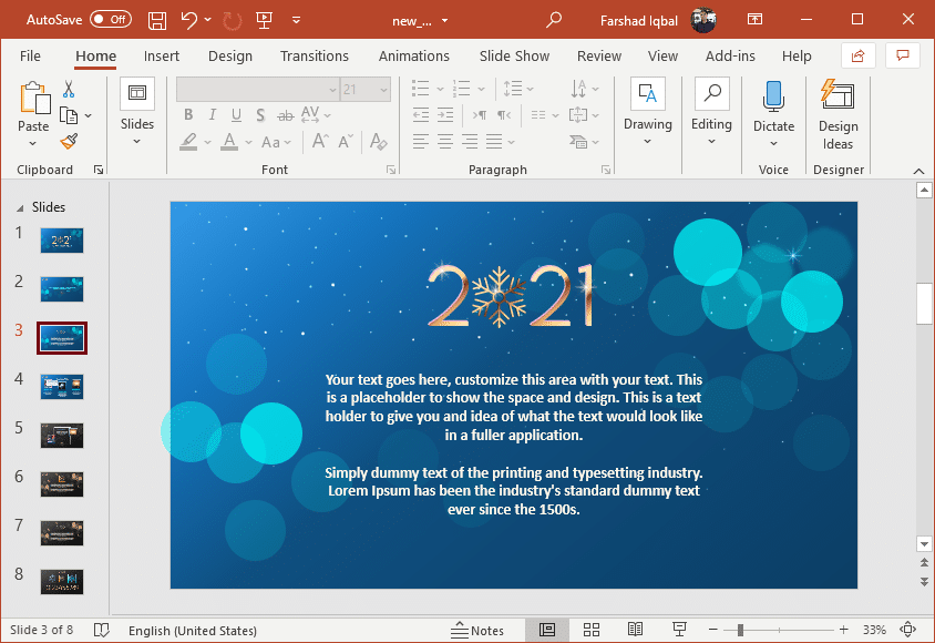 2021 PowerPoint template+