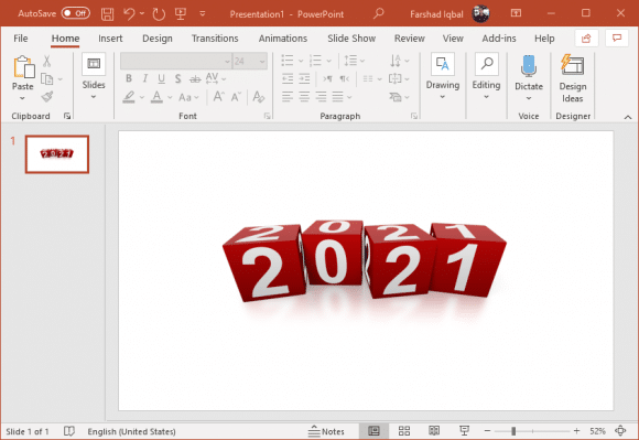 2021 blocks clipart for PowerPoint