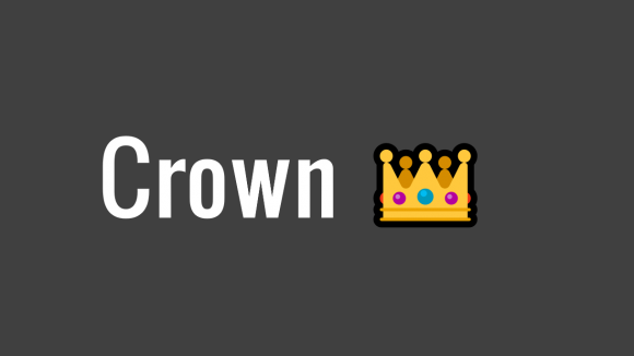 Crown Emoji Slide PowerPoint