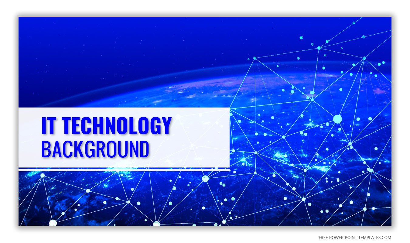 Global IT Technology Presentation Background