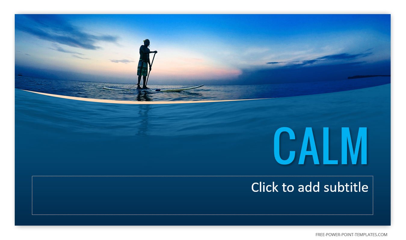 Calm Background Template for PowerPoint