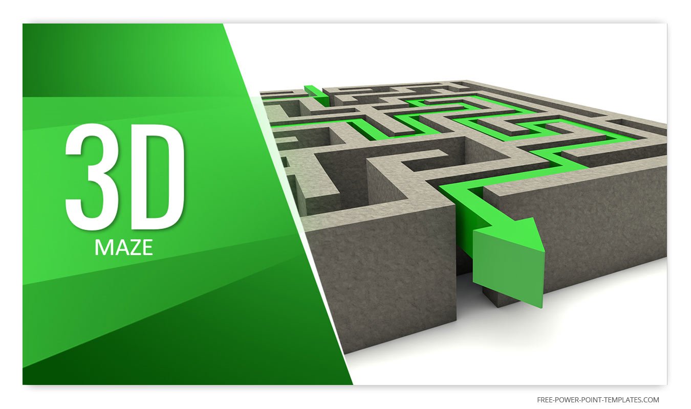 3D Maze Presentation Template