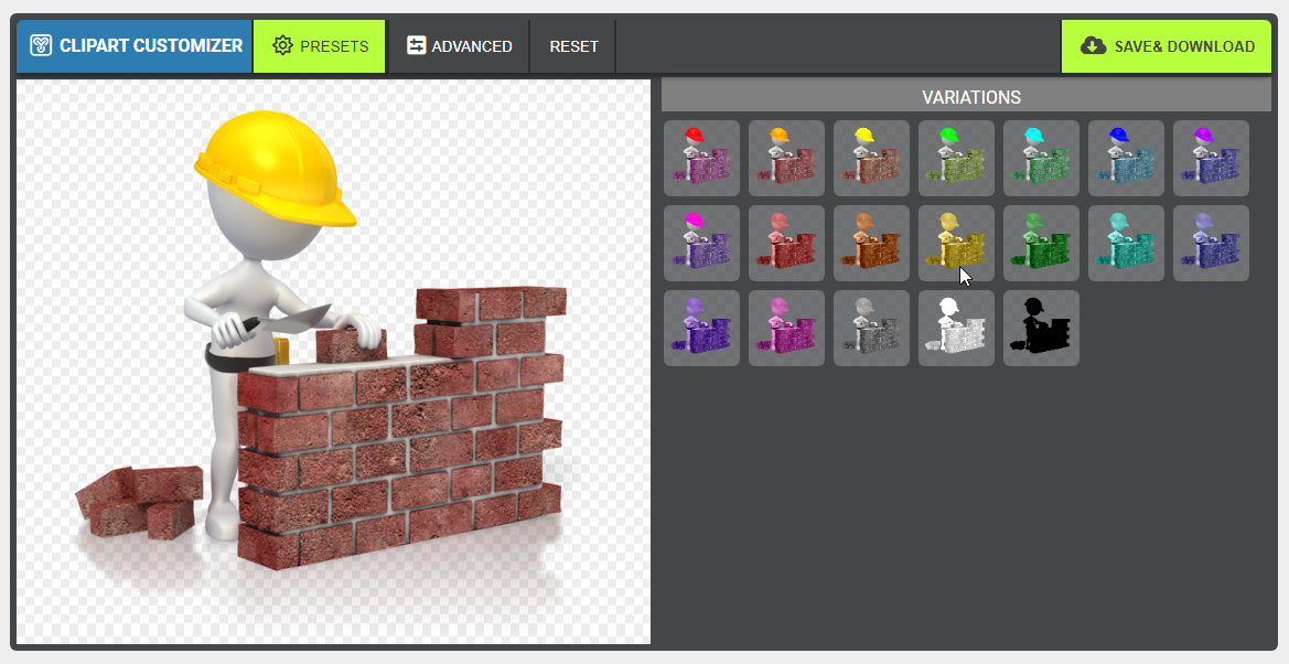 Bricklayer clipart