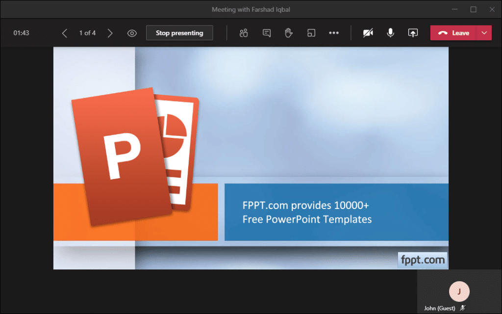 The New PowerPoint Presenter View for Microsoft Teams