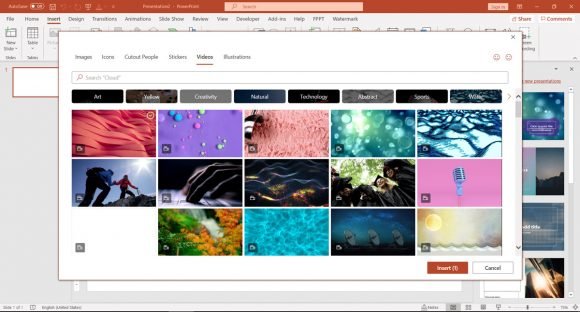 Waving Video Background in PowerPoint