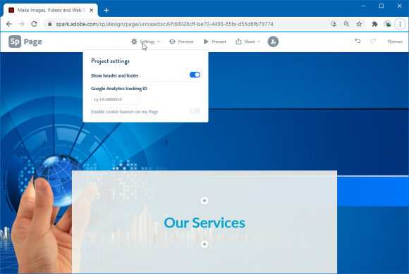 Track your Spark Page with Google Analytics
