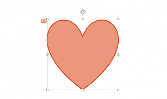 Animated Heart Symbol created with PowerPoint as an animated gif