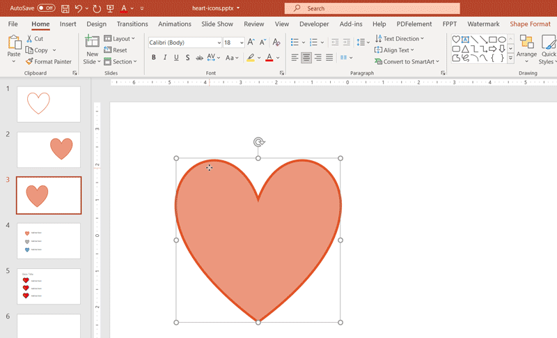 Cardiogram Heart Working  3D Animated Clipart for PowerPoint 