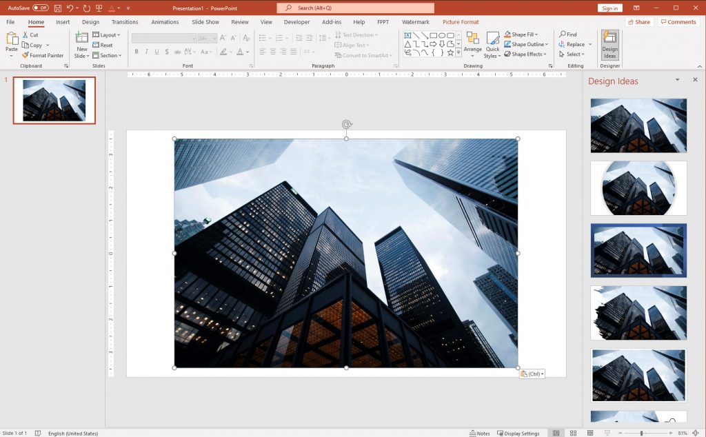 Using PowerPoint as a Background Eraser
