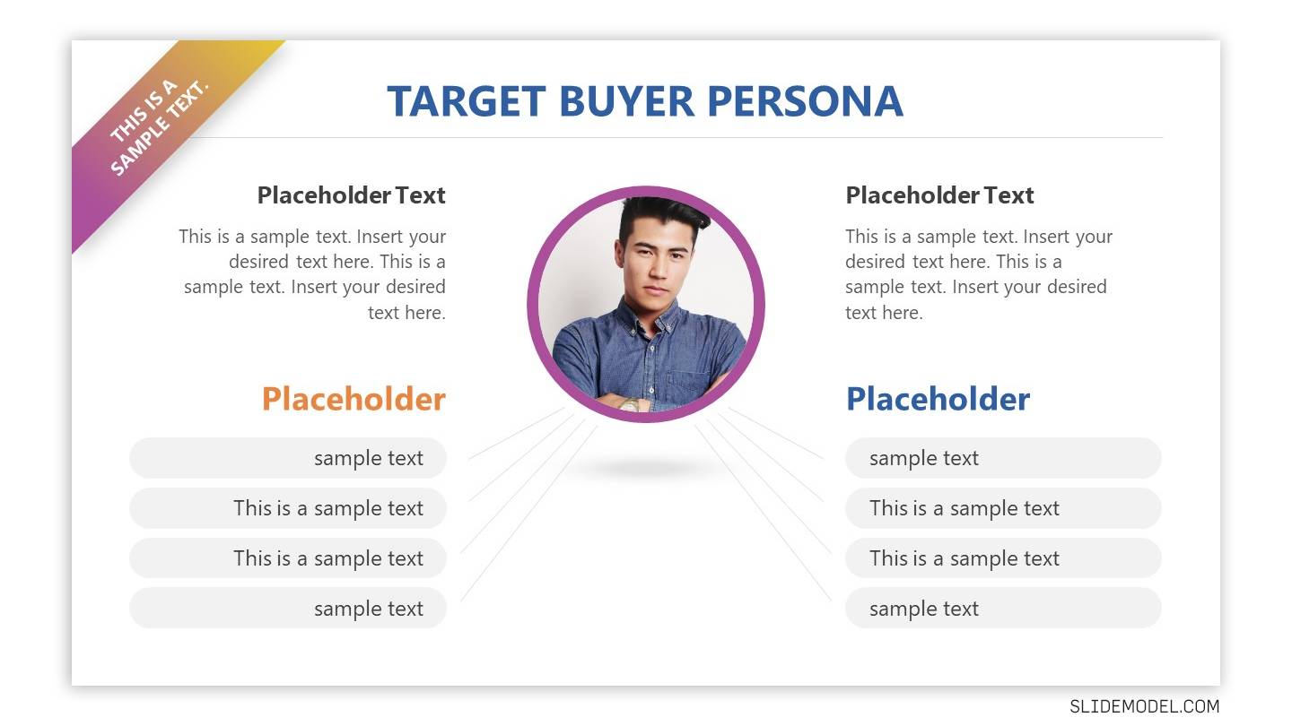 Target Persona Analysis PowerPoint template