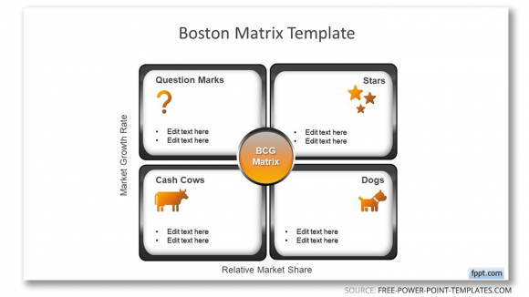 Boston BCG Matrix PowerPoint Template