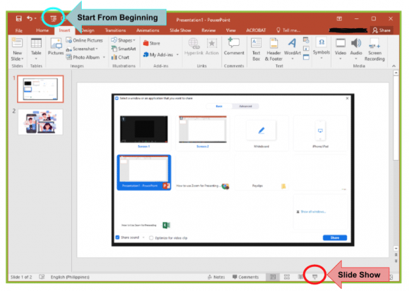 how to zoom in powerpoint during presentation