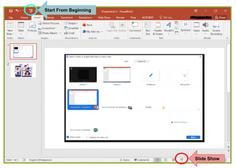 How to Use Zoom for Presenting PowerPoint Slides
