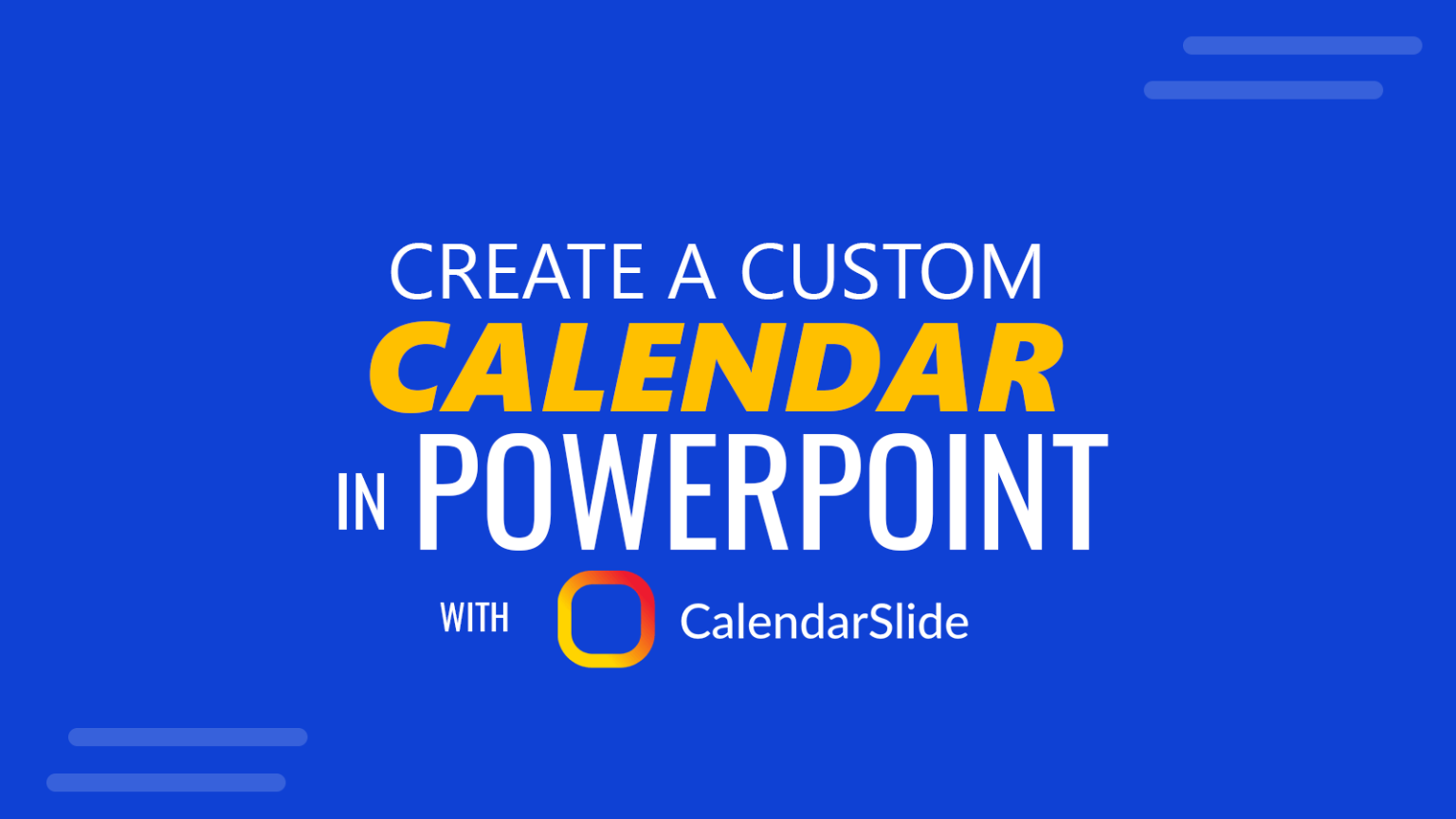 Easy Guide on How to Insert a Calendar in your PowerPoint Slides