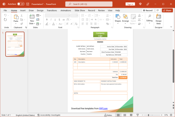 Invoice-template-for-PowerPoint