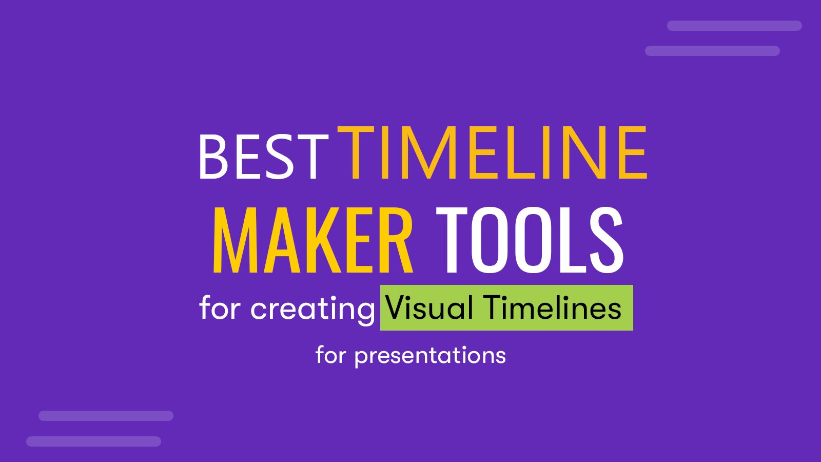 What Is a Timeline and 3 Best Timeline Maker Recommendations