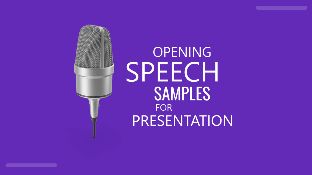 opening speech company presentation