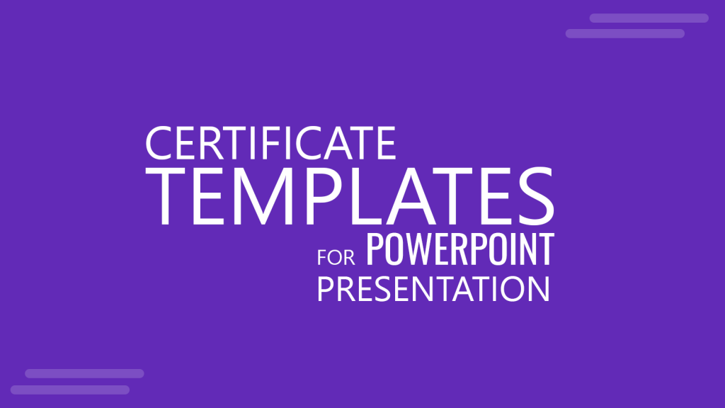 Best Certificate Templates for PowerPoint