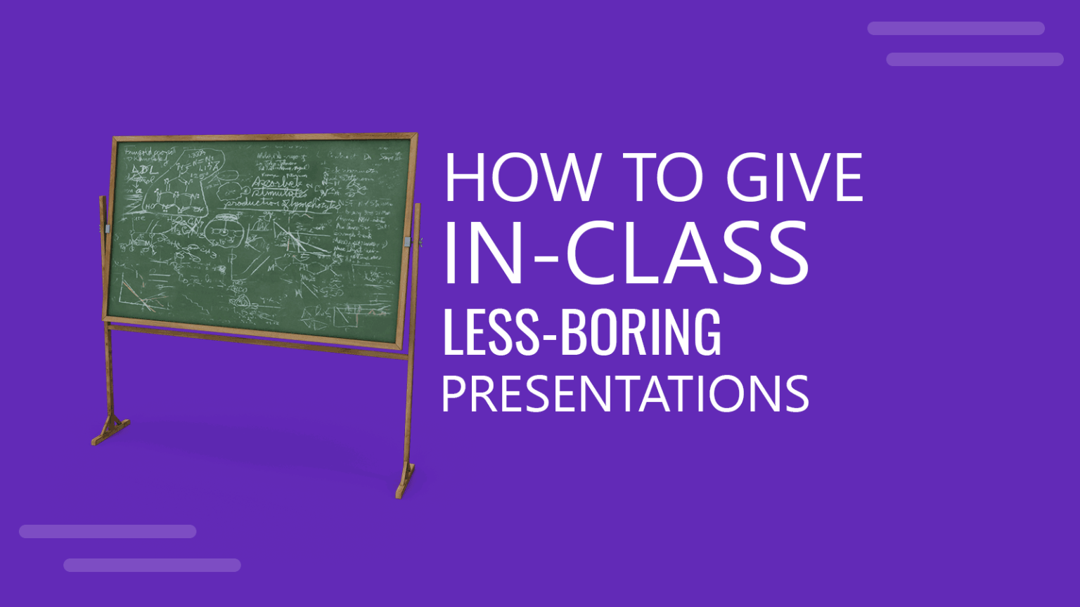 how to make presentation less boring