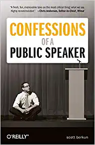 Book cover of confessions of a public speaker
