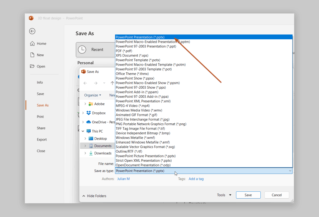 How to extract media files from PowerPoint presentations