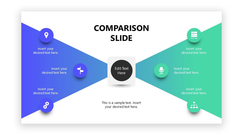 Modern Comparison Slide Template for PowerPoint & Google Slides