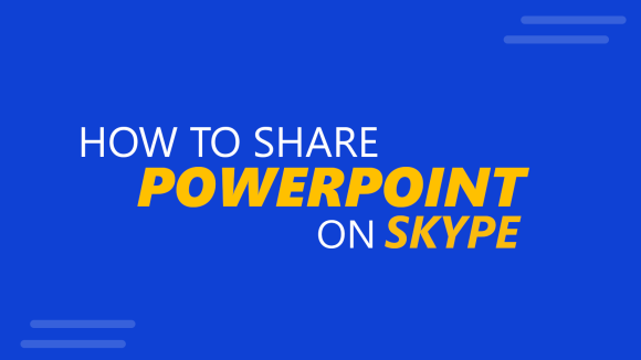 how to share powerpoint presentation on skype