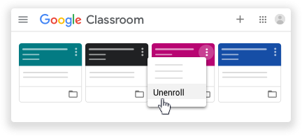 How to leave a Google Classroom