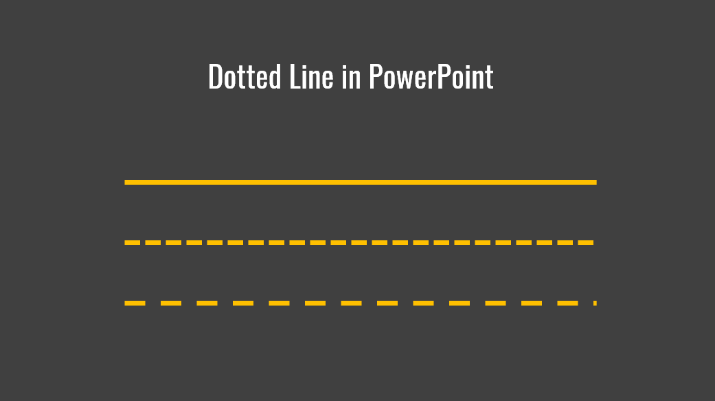 How to Add a Dotted Line in PowerPoint