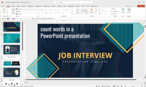 how many words for a 1 hour presentation