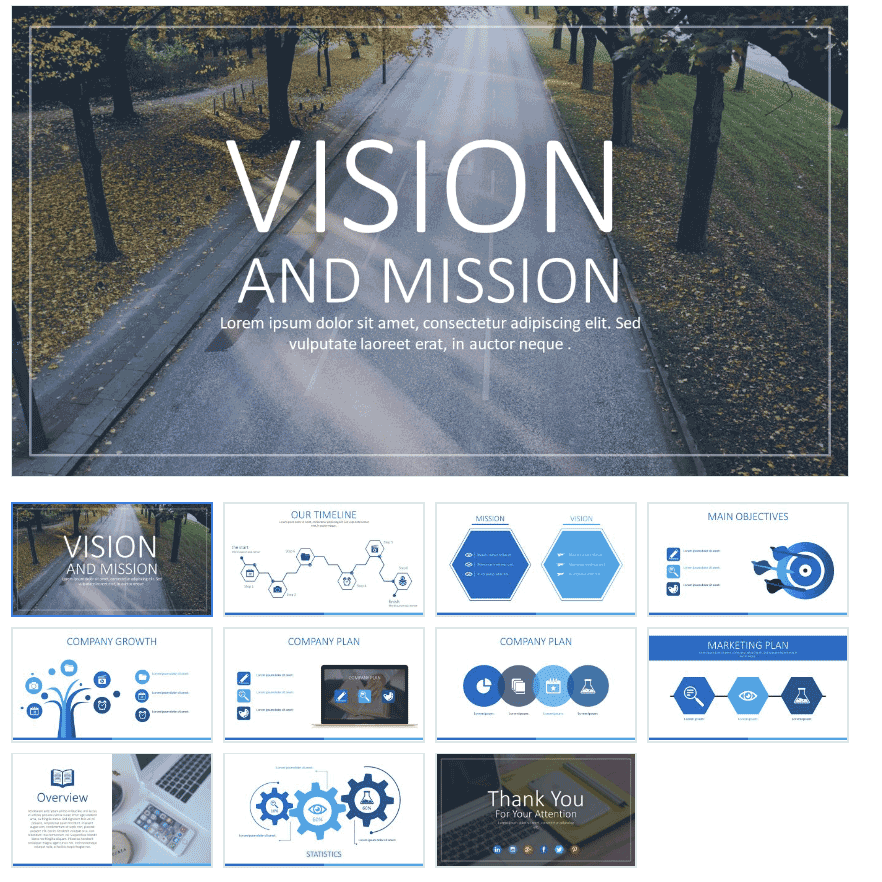 Free Mission & Vision Template for PowerPoint & Google Slides