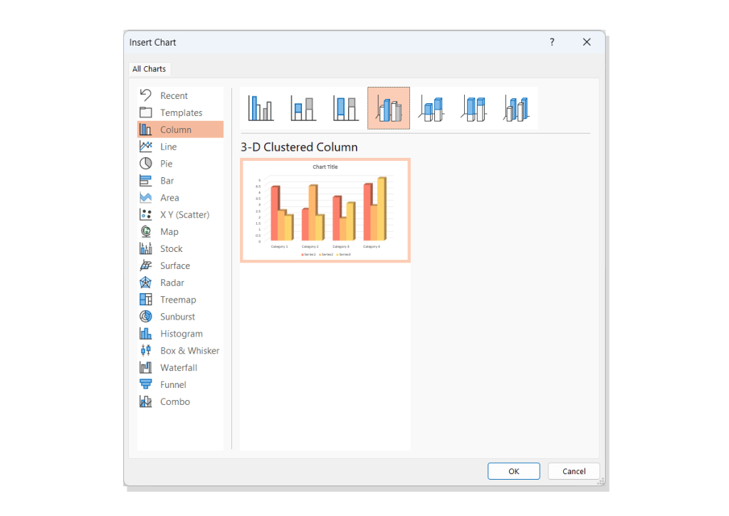 Drawing a Simple 3D Chart in PowerPoint using Shapes