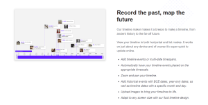 TimeToast: Picture Based Online Timeline Generator