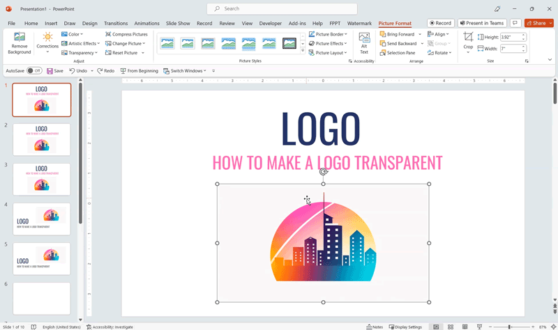 How to Make GIF Transparent In PowerPoint 