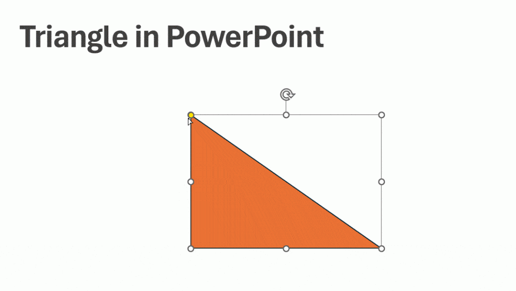 How to make triangles in PowerPoint