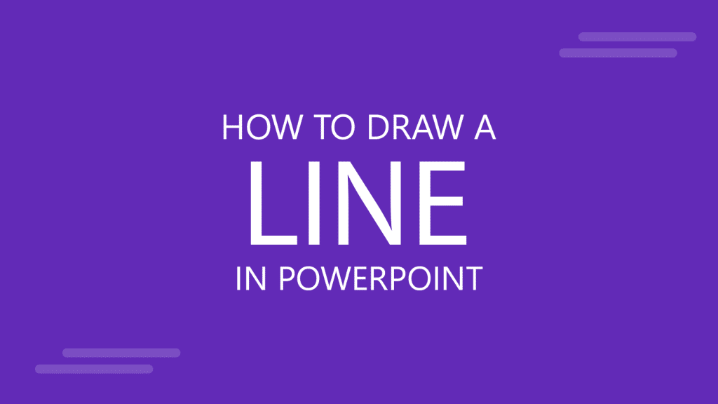 How to Draw a Line in PowerPoint (Easy Way)