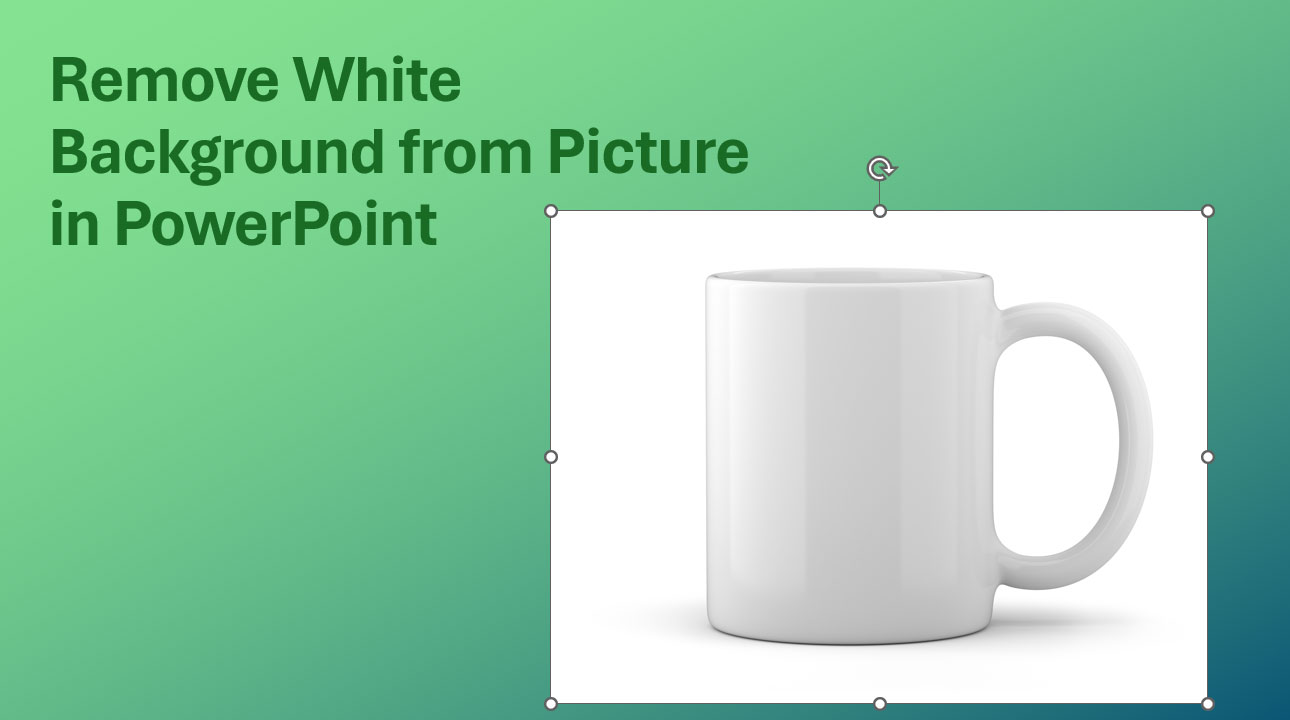 Example of product image with white background
