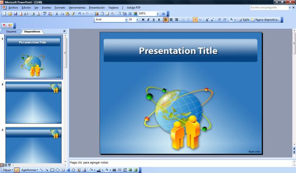 Globe Competition ppt template