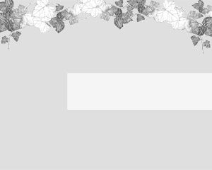 Free Gray Winter Leaves Template for PowerPoint