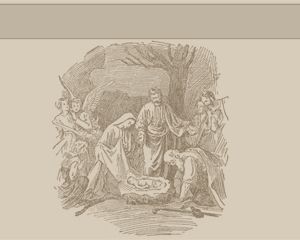 Free pic of Jesus in a PowerPoint template with sepia background and Jesus illustration
