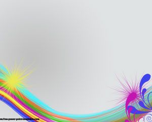 Rainbow Colorful PowerPoint Template Backgrounds Slide Design