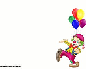Clown Funny PowerPoint Template