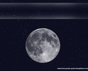 Moon Powerpoint Template