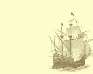 Ancient ship Powerpoint Template