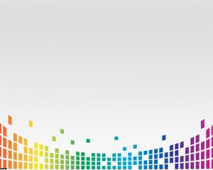 Colorful Equalizer Powerpoint Template